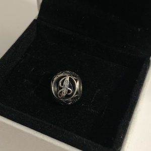 Pandora bracelet G letter charm